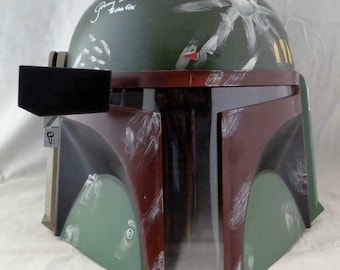 Jeremy Bulloch Star Wars Autographed Signed Boba Fett Helmet Radtke COA