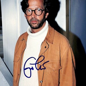 Eric Clapton podpisany autografem 8x10 Photo Beckett COA