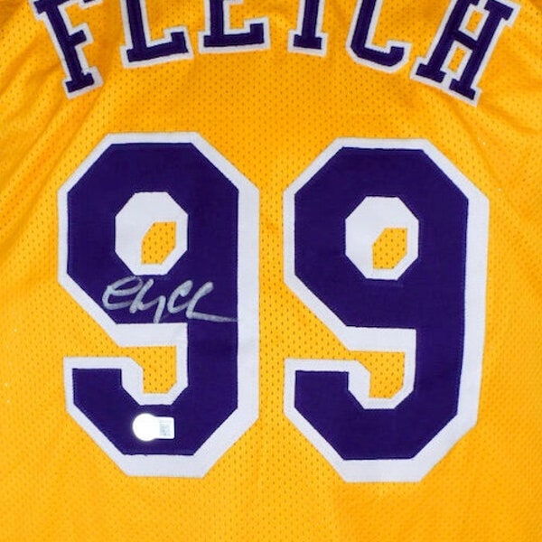 Chevy Chase Autographed Signed Fletch Lakers Jersey BECKETT COA