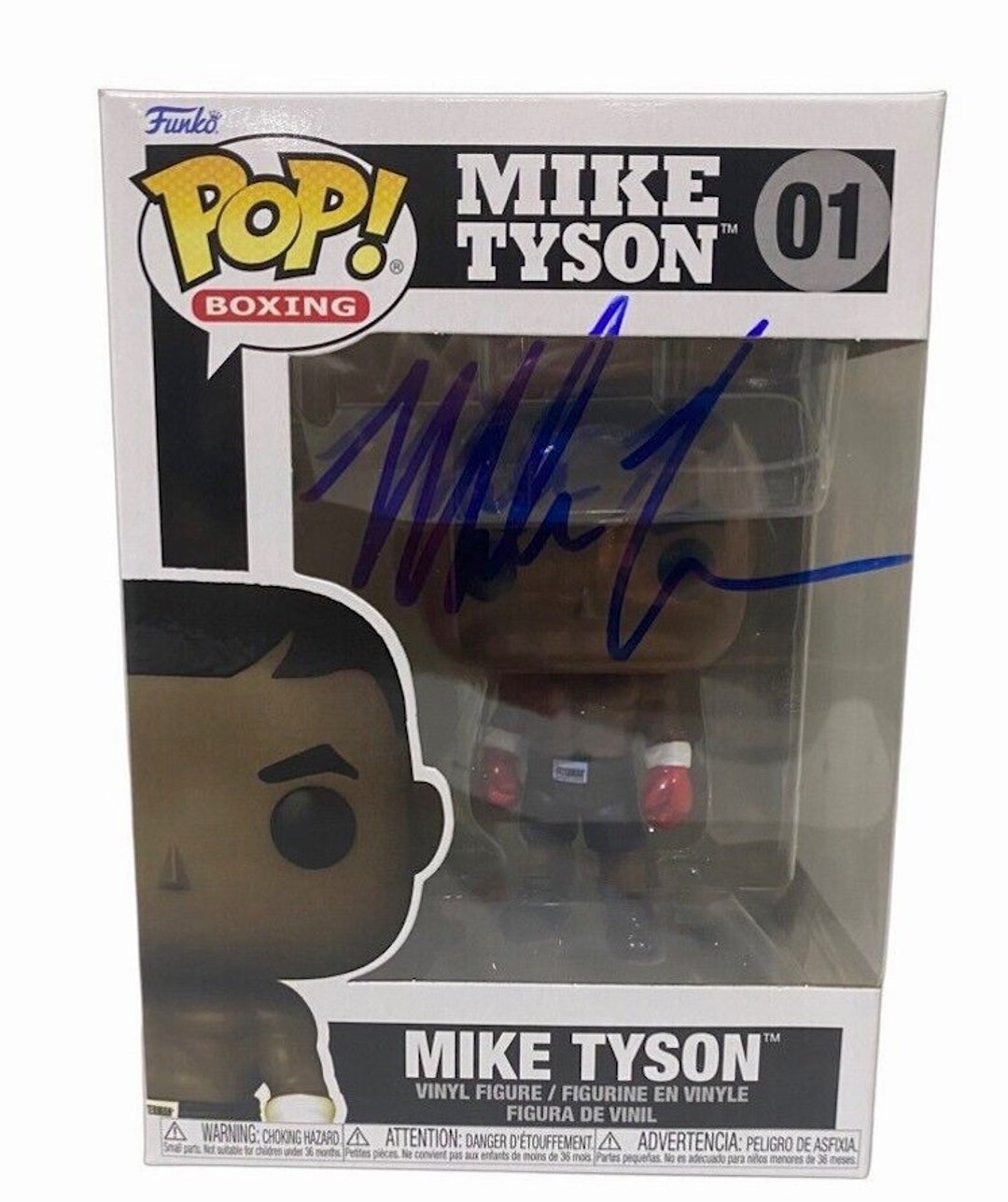 Mike Tyson Autographed Signed Boxing Funko Pop Figure BECKETT