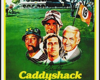 Chevy Chase Autographed Signed Caddyshack 11x17 Poster Photo BECKETT