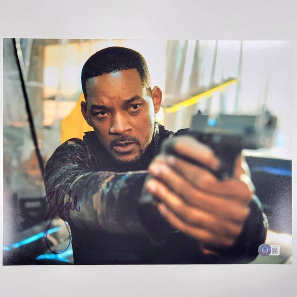 Will Smith autografiado y firmado Bad Boys 11x14 Foto Beckett COA