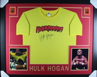 Hulk Hogan Autographed Signed Framed Hulkamania T-Shirt TSE COA
