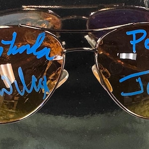Erik Estrada and Larry Wilcox Autographed Signed CHIPS Sunglasses PSA COA