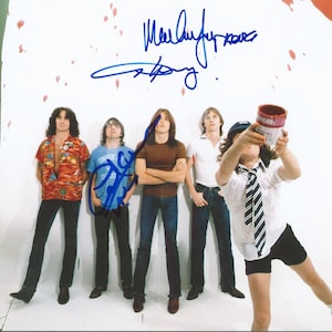 Angus Young Malcolm Young & Cliff Williams ACDC Signed Autographed Signed 8x10 Photo Beckett COA