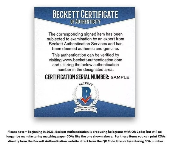 ブライアン・ジョンソン 直筆サイン入り 8x10 AC/DC 写真 BECKETT