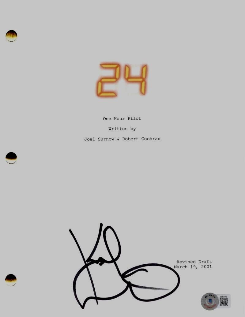 24 ジャックバウアー役 キーファーサザーランド 直筆サイン キーファー・サザーランド直筆サイン入り『24』TVパイロット版台本