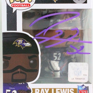 Ray Louis signierte signierte Baltimore Ravens Funko Pop BECKETT COA