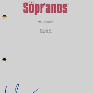 Lorraine Bracco Autographed Signed The Sopranos Pilot Episode Script BECKETT