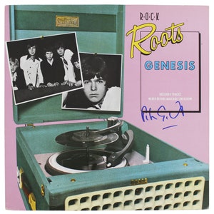 Peter Gabriel Autographed Signed Genesis Roots Album Cover Beckett COA