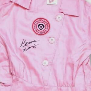 Geena Davis Signed Autographed A League of Their Own Dress Jersey JSA COA