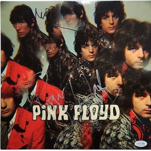 Roger Waters & Nick Mason Signed Autographed Pink Floyd Album ACOA