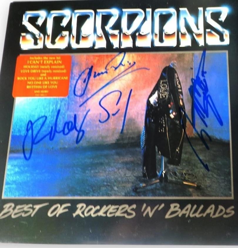 Scorpions Autographs - Etsy