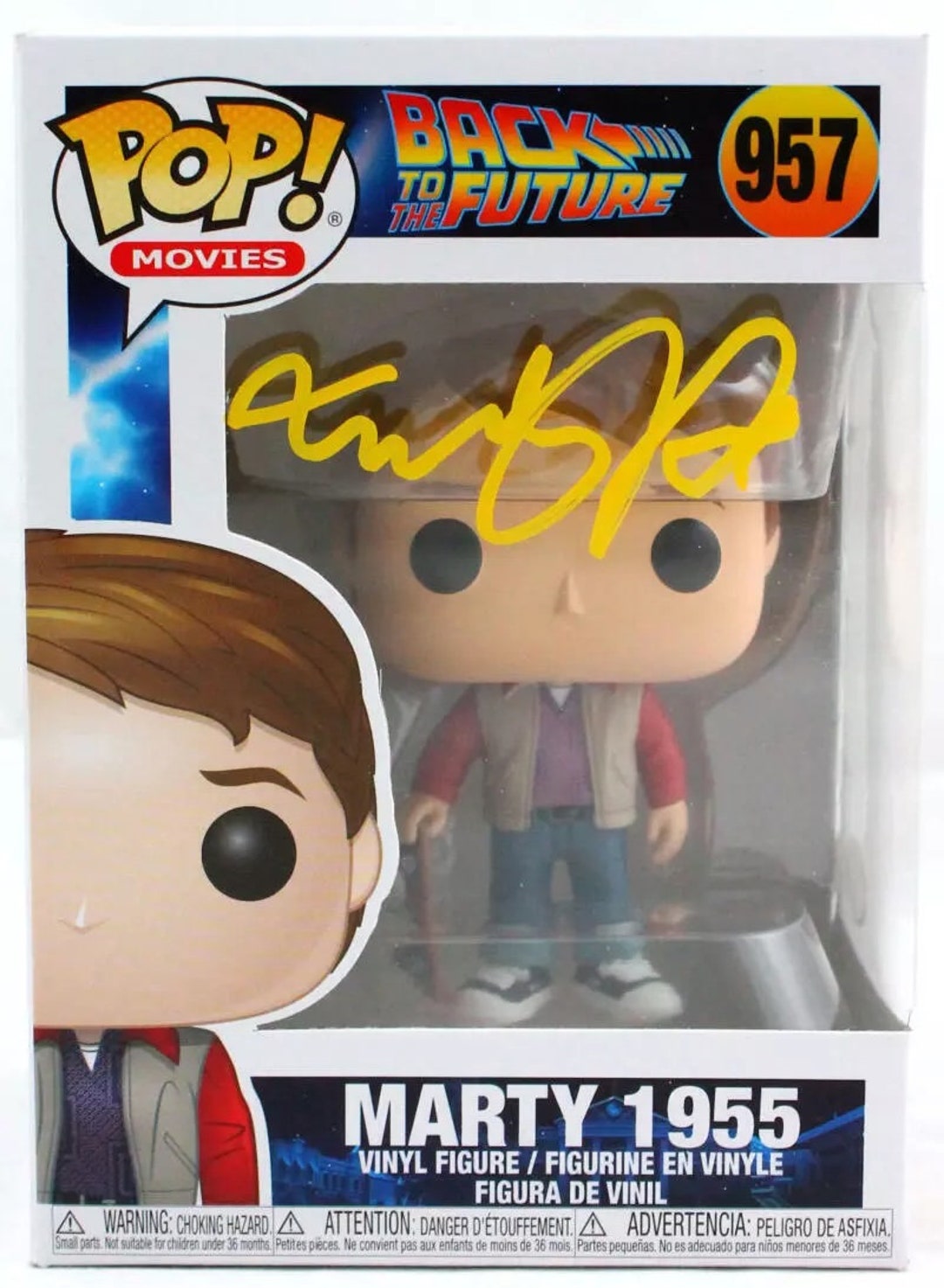 Michael J. Fox Autographed Signed Back to the Future Funko