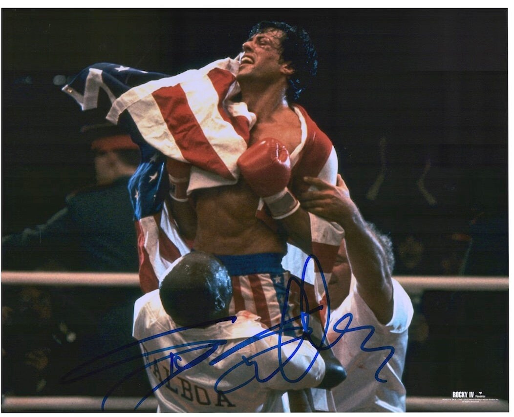 Sylvester stallone signed - Etsy 日本