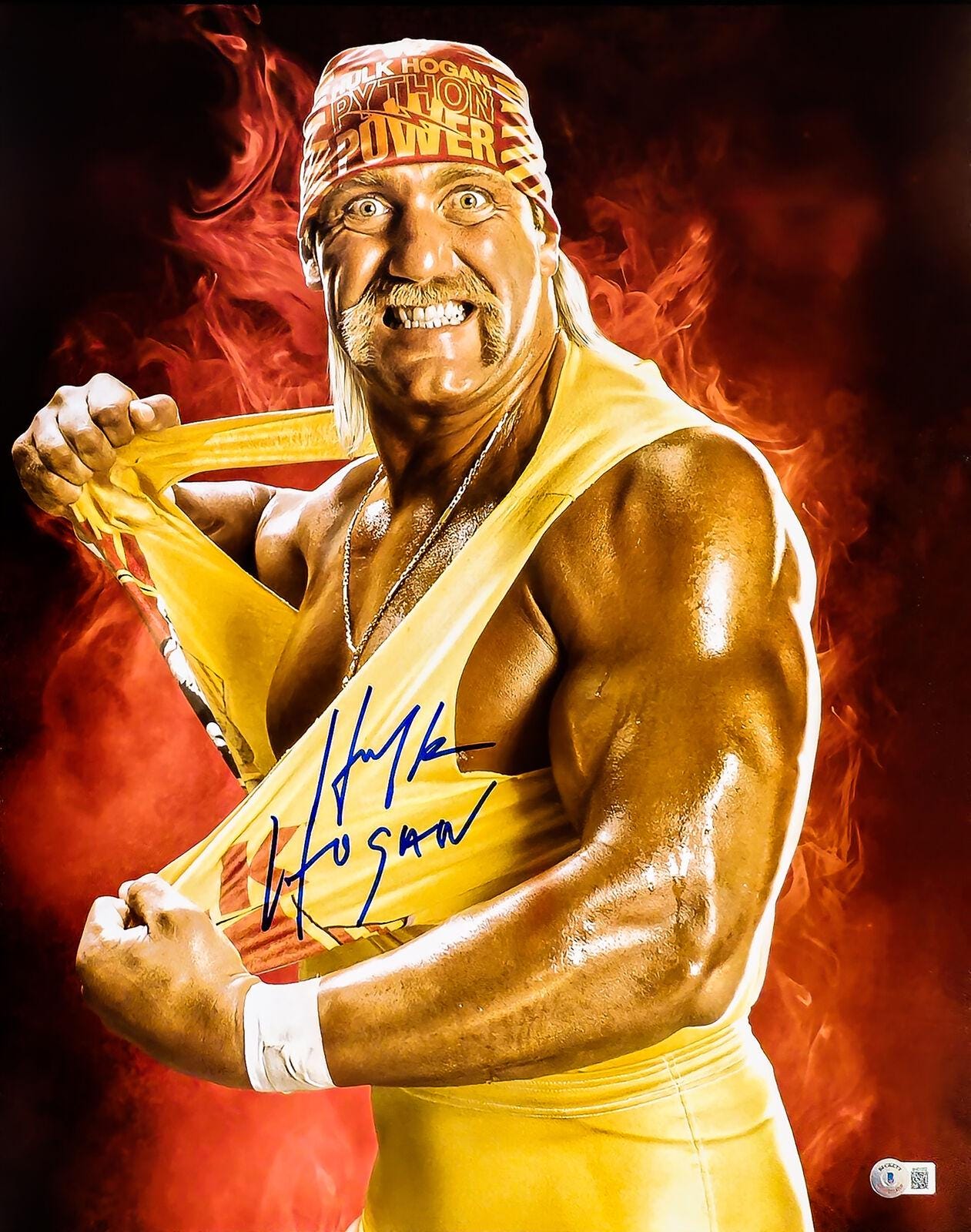 wwe プロレス　ハルク・ホーガン　サインカード ハルクホーガン 直筆サインカード】 HULK HOGAN 2024 PANINI