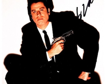 ジョン・トラボルタ サイン入り 8x10 写真（ライトハウス COA 付き