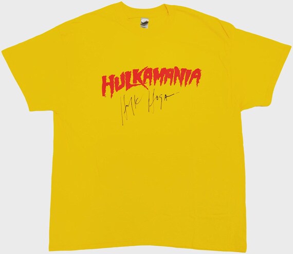 ハルク・ホーガン直筆サイン入りハルカマニアTシャツ JSA COA - Etsy 日本