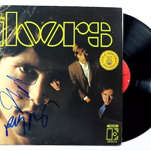 John Densmore & Robby Krieger Signed Autographed The Doors Album Cover Beckett LOA
