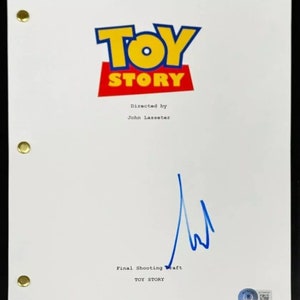 トイストーリー3 映画脚本 サイン入り 直筆サイン入り 復刻版