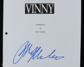 Ralph Macchio Autographed Signed My Cousin Vinny Movie Script ACOA