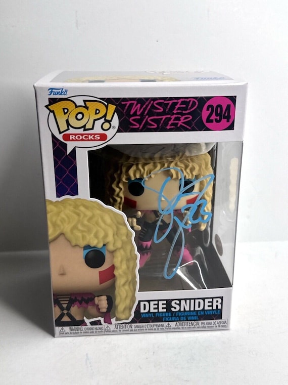 Dee Snider Autographed Signed Twisted Sister Funko Pop JSA