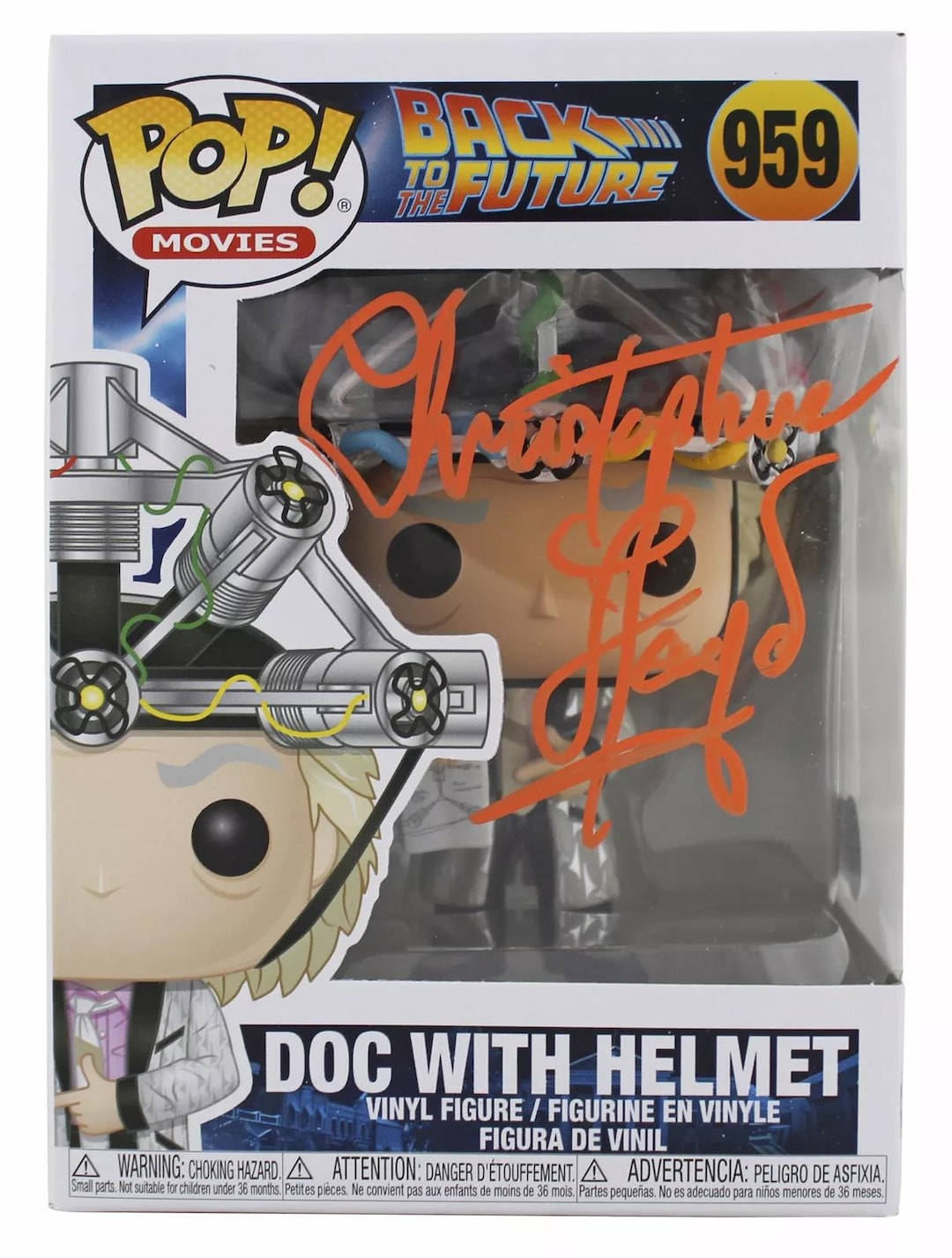 funkopop クリストファーロイド直筆サイン クリストファー・ロイド 直筆サイン入り バック・トゥ・ザ