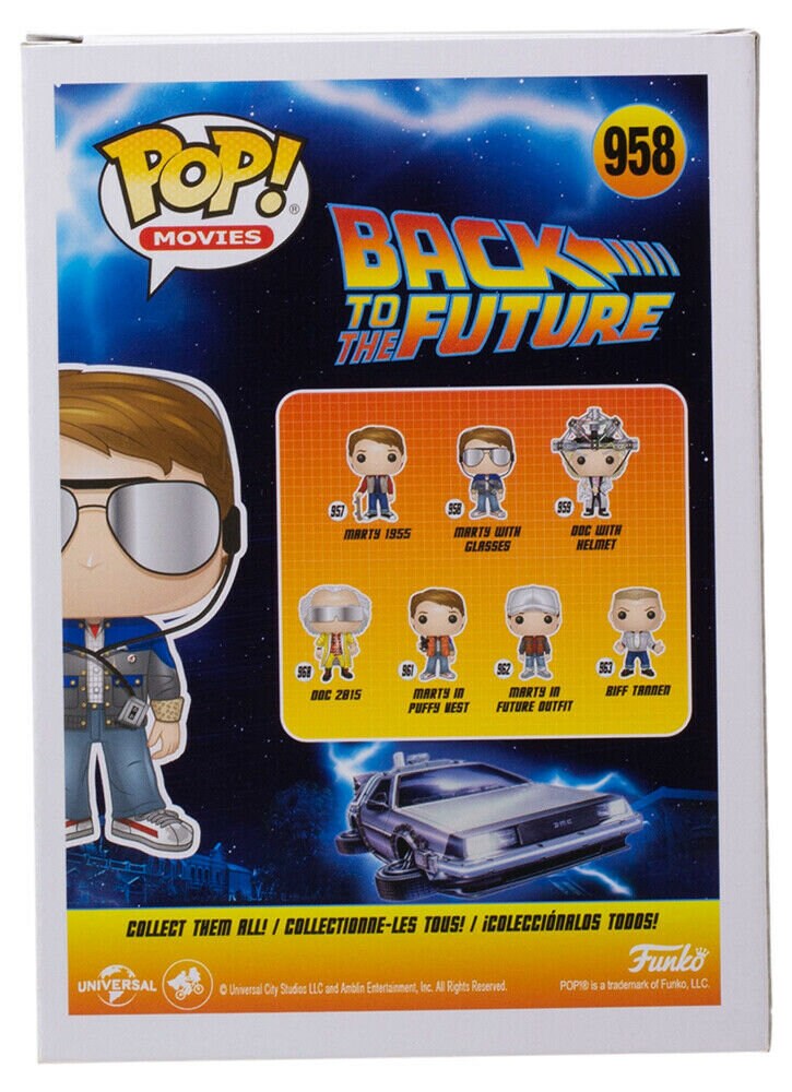 Michael J. Fox Autographed Signed Back 