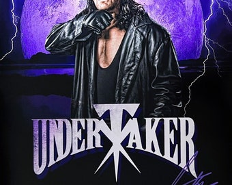 アンダーテイカー 直筆サイン入り WWE レスリング 16x20 写真 JSA COA