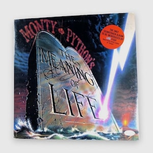 John Cleese Autographed Signed Monty Python Meaning of Life Album Cover JSA COA