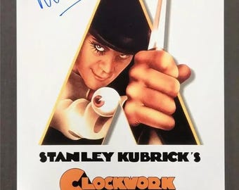Malcolm McDowell Autographed Signed Clockwork Orange 11x17 Poster Photo Beckett COA