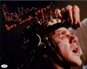 Malcolm McDowell Autographed Signed Clockwork Orange 11x14 Photo ACOA