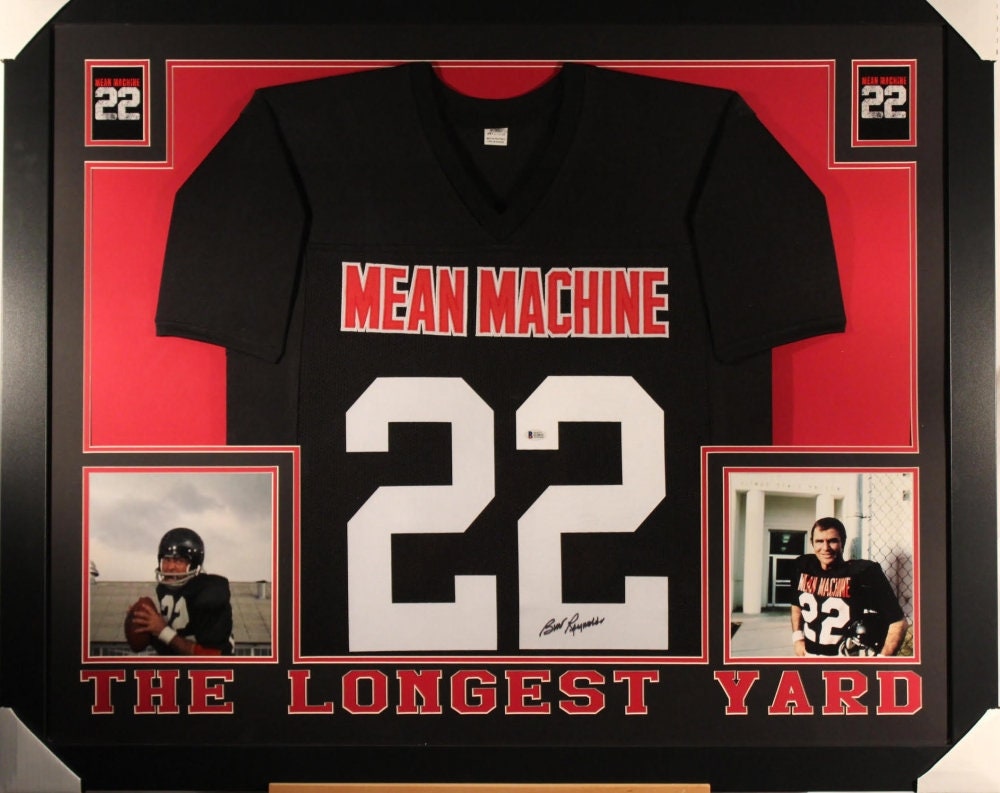MEAN MACHINE Men's #18 Paul Crewe The Longest Yard Movie American Football  Jersey Stitched Size XL Black