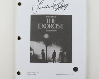 Linda Blair Autographed Signed The Exorcist Full Movie Script LEGENDS COA