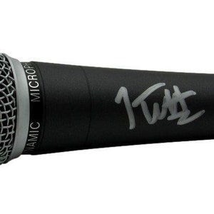 Joe Elliott Def Leppard Autographed Signed Microphone JSA COA
