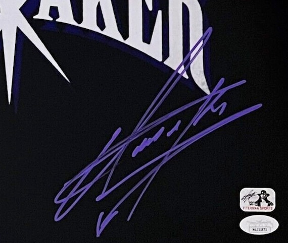 アンダーテイカー 直筆サイン入り WWE レスリング 16x20 写真 JSA COA