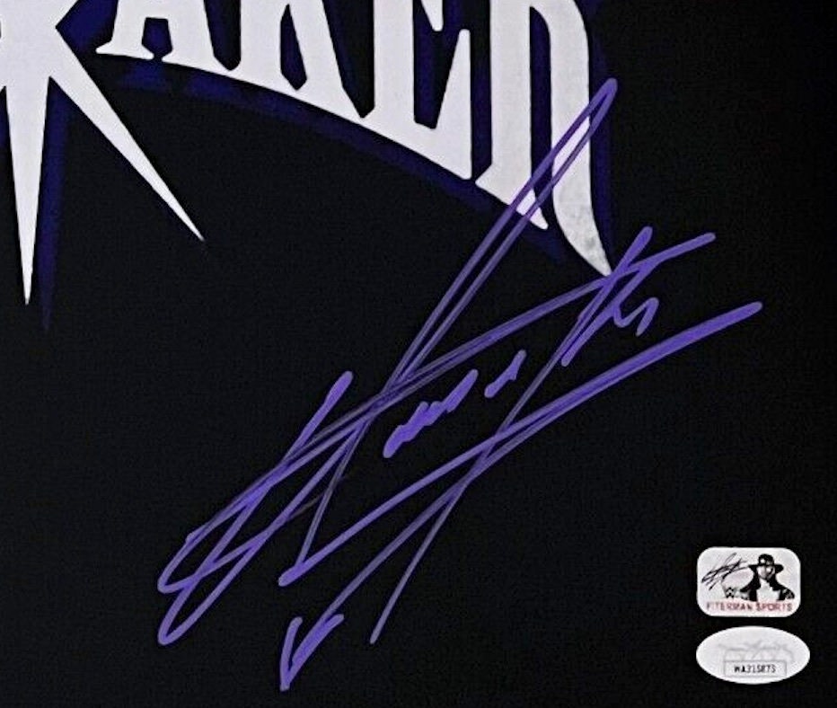 アンダーテイカー 直筆サイン入り WWE レスリング 16x20 写真 JSA COA