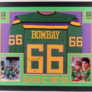 Gordon Bombay #66 Waves Hockey Jersey Mighty Ducks Movie Minnehaha