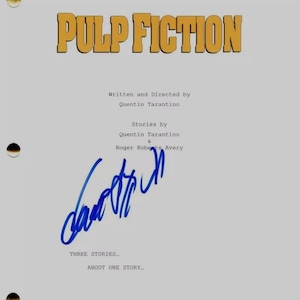 Samuel L Jackson Autographed Signed Pulp Fiction Movie Script JSA COA