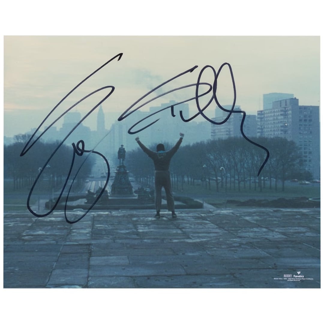 シルベスター・スタローン 直筆サイン入り ロッキー 16x20 写真 COA