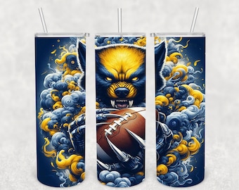 Wild Wolverine - Sublimation wrap- Digital File