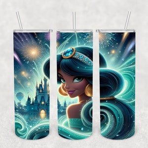 Princess Jasmine- Sublimation wrap- Digital File