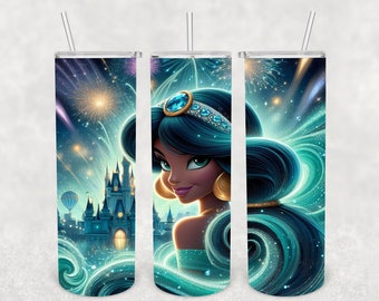 Princess Jasmine- Sublimation wrap- Digital File