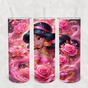 Princess Jasmine- Sublimation wrap- Digital File