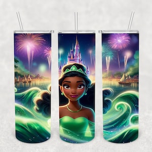 Princess Tiana- Sublimation wrap- Digital File
