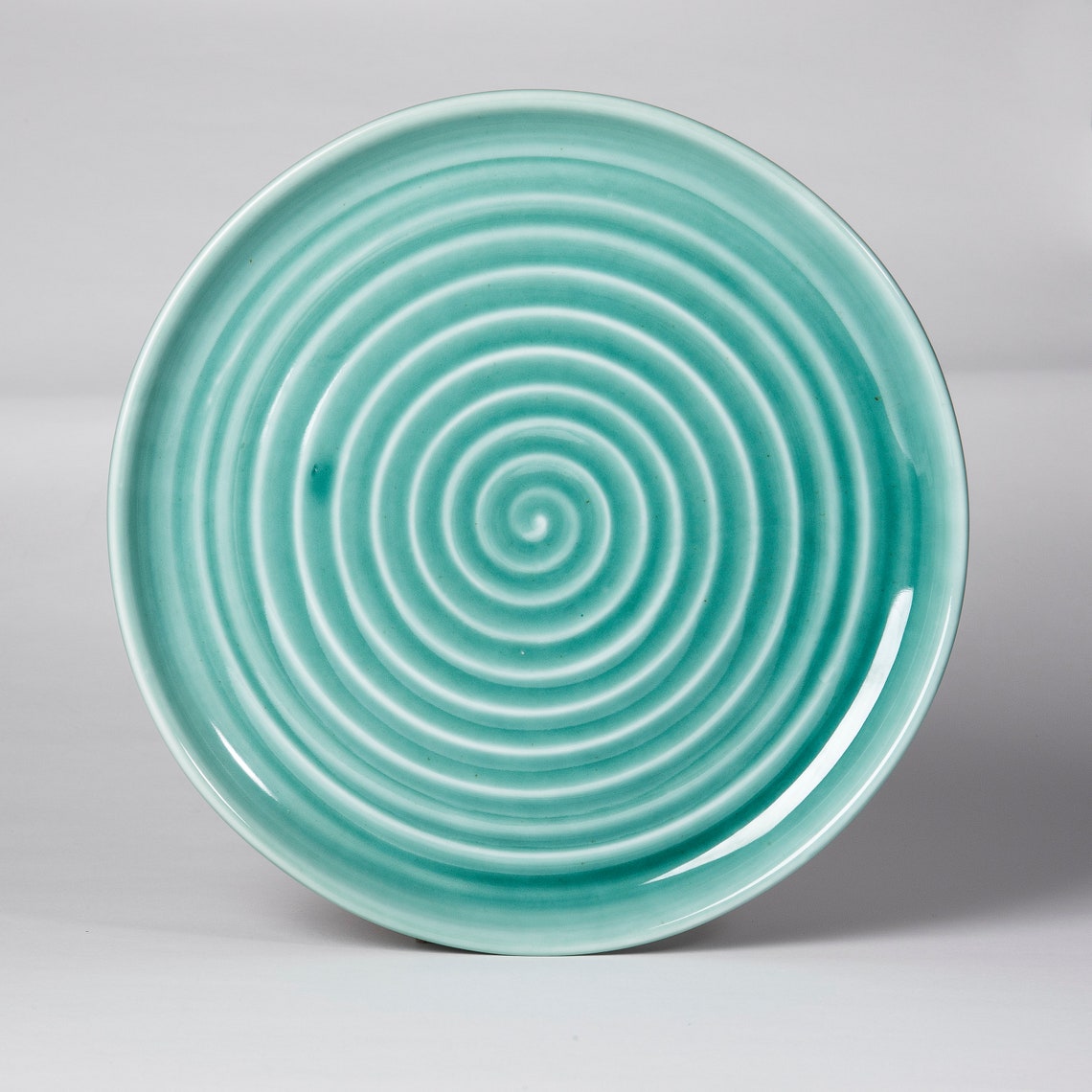 Handmade Pottery Dinner Plate Aquamarine Collection Ceramic Etsy