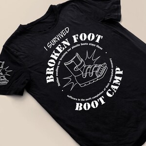 Broken Foot Shirt / Unisex (w/ Graphic on Sleeve)