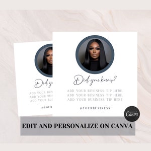 DIY Business Tip Flyer Template, Social Media Post (canva) - Etsy