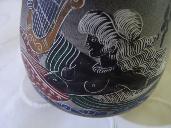 Ancient Greek Design Vase Greek God Mythology Classical Etsy