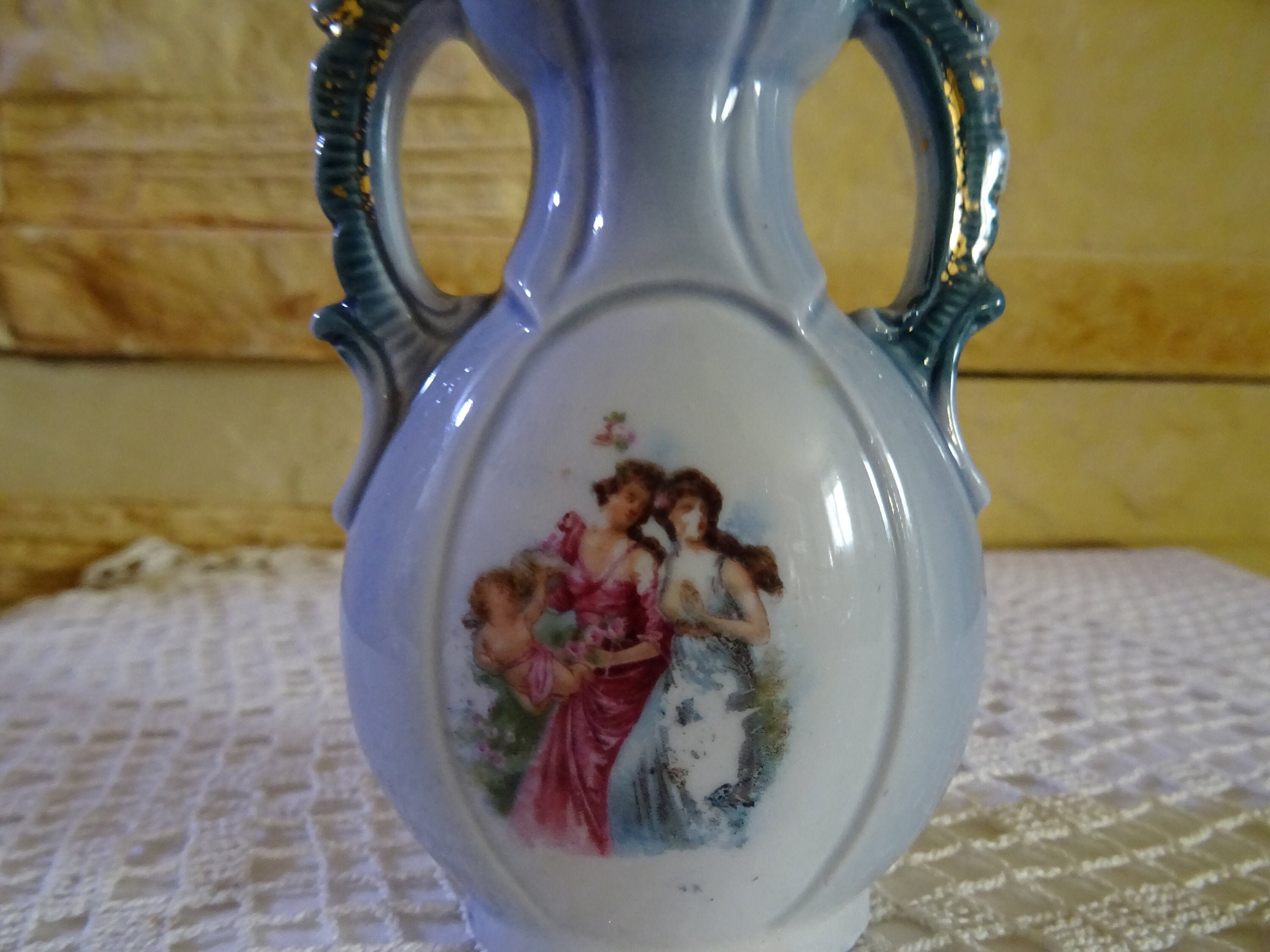 LIMOGES MINIATURE VASE 4 Vintage Small Porcelain Vase Etsy